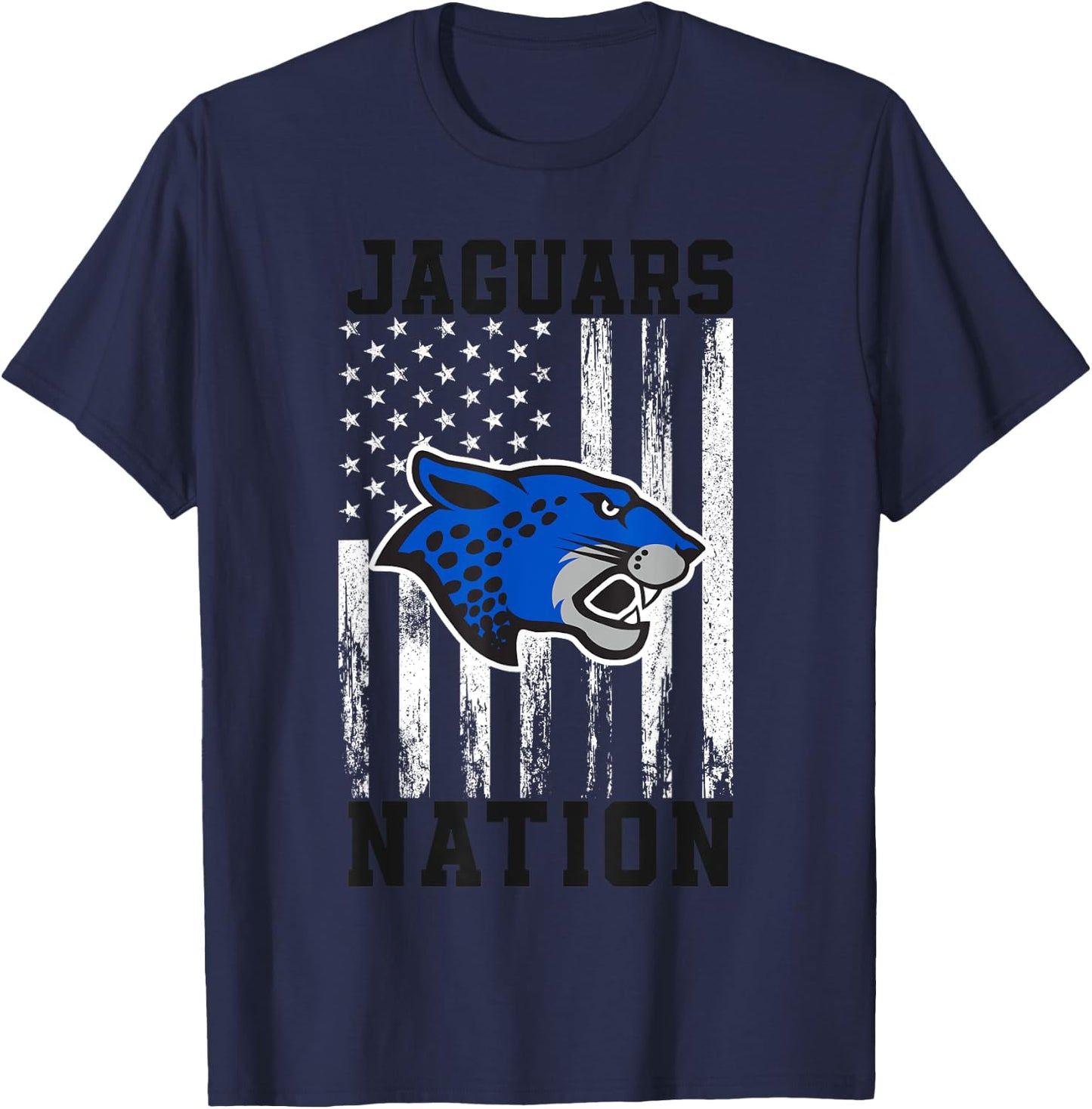 Hilliard Bradley Jaguars Logo Nation HS T-Shirt - T-Shirt | Navy