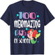 100 Mermazing Days of School Mermaid Girl Happy 100th Day T-Shirt - T-Shirt | Navy