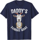 Daddy's Throat Goat T-Shirt - T-Shirt | Navy