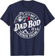 It's Not A Dad BOD It's A Father Figure Monkey Funny Dad T-Shirt - T-Shirt | Navy