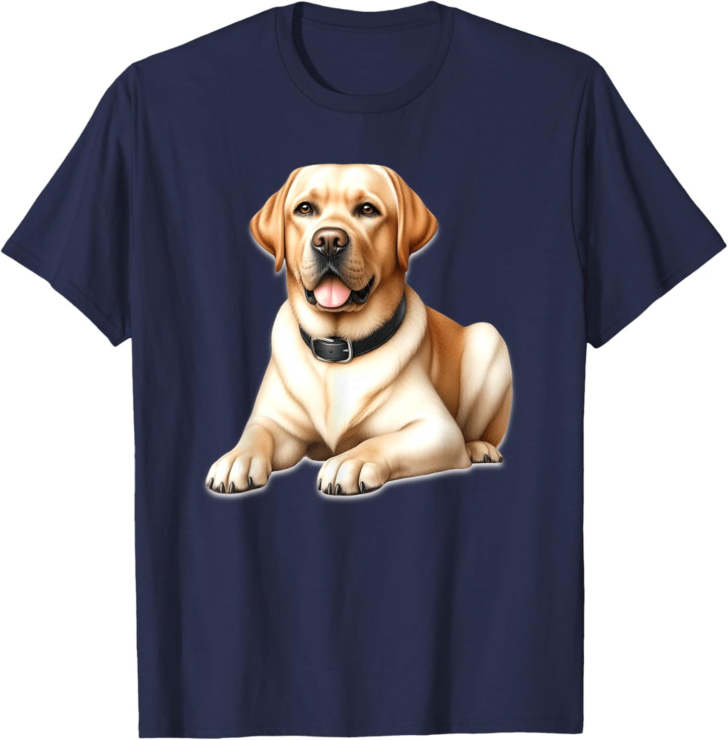 Labrador Retriever Dog Good Boy T-Shirt - T-Shirt | Navy
