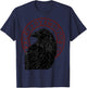 Ravens Viking Nordic Mythology Crows T-Shirt - T-Shirt | Navy