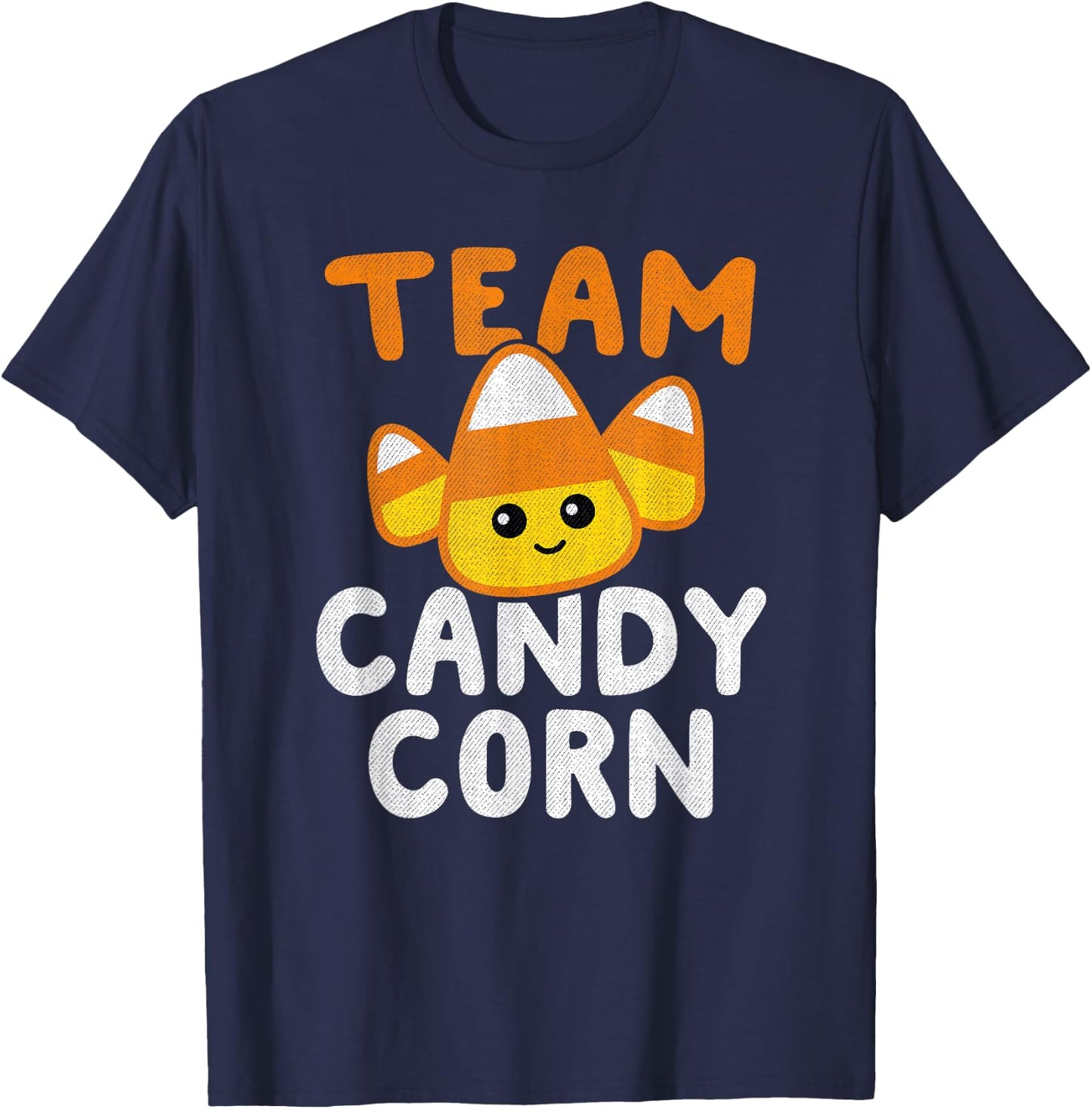 Halloween Team Candy Corn Funny Lazy Costume Kids Women Gift T-Shirt - T-Shirt | Navy