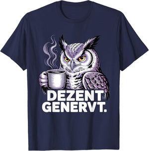Dezent Genervt T-Shirt - T-Shirt | Navy