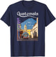 Guatemala Chicken Bus Antigua Chapin Quetzal Guate Tikal 502 T-Shirt - T-Shirt | Navy