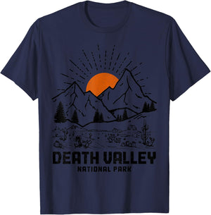 Death Valley, California, Nevada, National Park, Mountains T-Shirt - T-Shirt | Navy