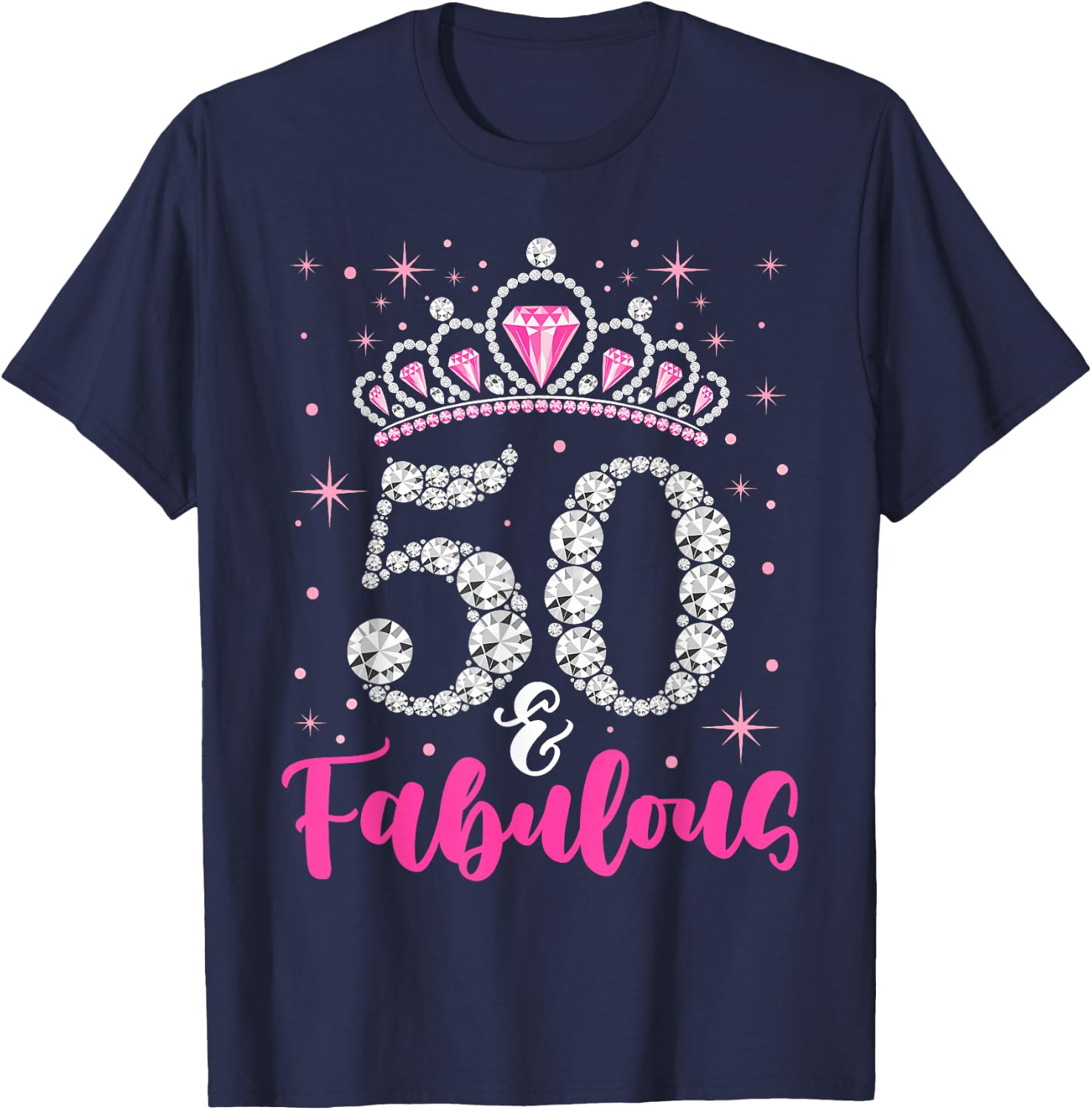 50 And Fabulous 1969 50Th Birthday T-Shirt - T-Shirt | Navy