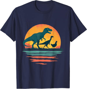 Dinosaur Evolution T-Shirt - T-Shirt | Navy