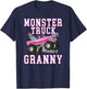 Monster Granny Monster Truck Granny Grandma T-Shirt - T-Shirt | Navy