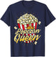 Funny Popcorn Lover Gift Movie Night Cinema Lover Small T-Shirt - T-Shirt | Navy
