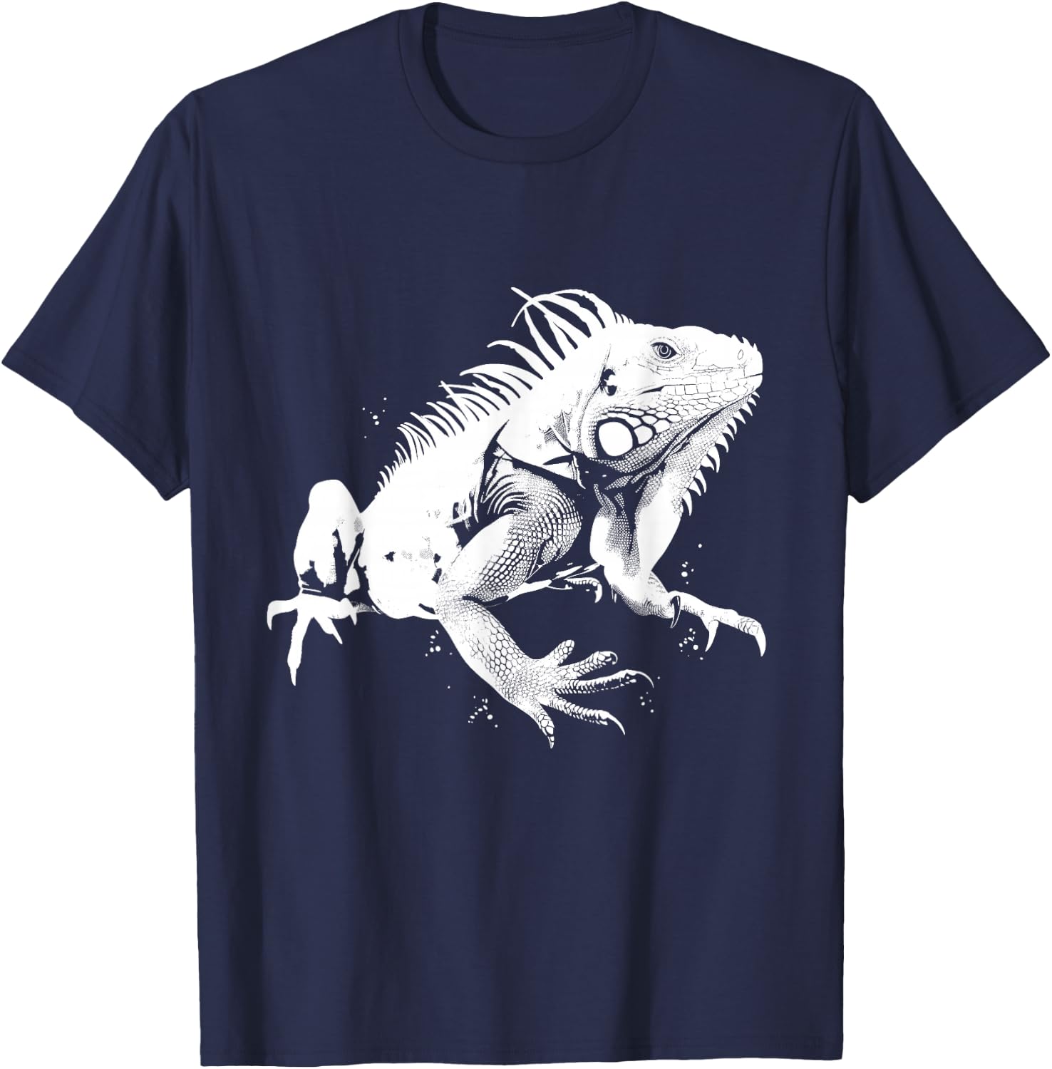 Iguana Reptile Lover Iguana Hunting Hunter Lizard T-Shirt - T-Shirt | Navy