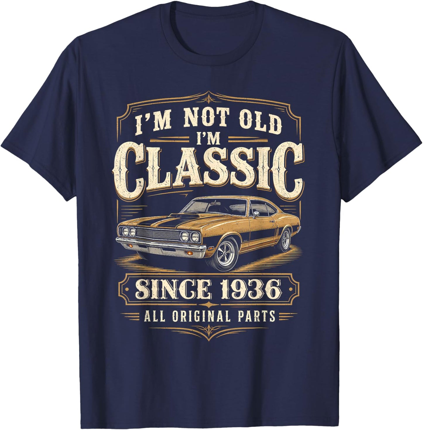 90 Year Old Gift Classic 1936 Limited Edition 90th Birthday T-Shirt - T-Shirt | Navy