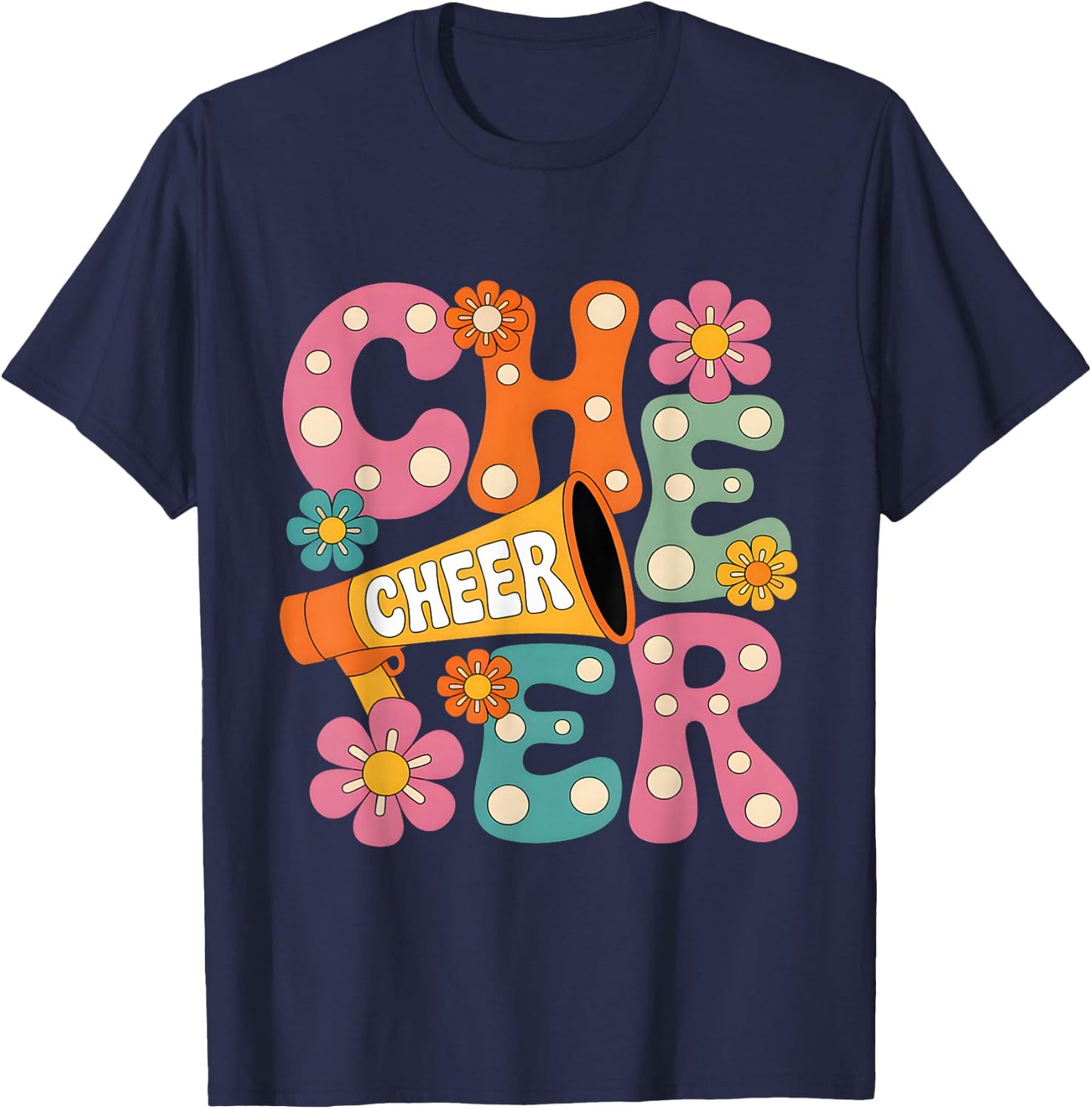 Cheerleading Cheer Team Cheerleader T-Shirt - T-Shirt | Navy