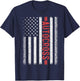 Autocross American Flag 4th of July Solo Auto-x T-Shirt - T-Shirt | Navy