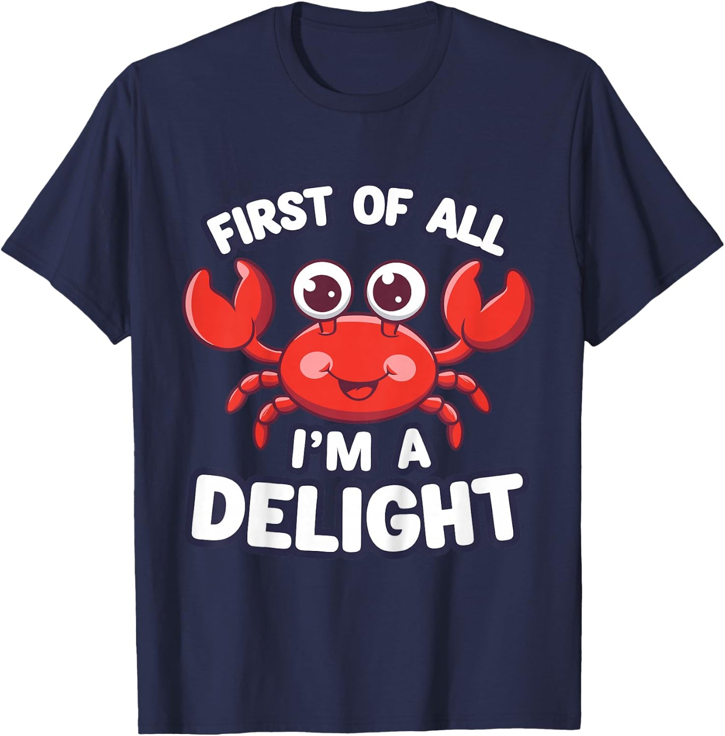 Hilarious Crab Kids T-Shirt - T-Shirt | Navy