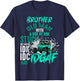 Funny UTV Brother Old Man With Side By Side Adventure Trip T-Shirt - T-Shirt | Navy