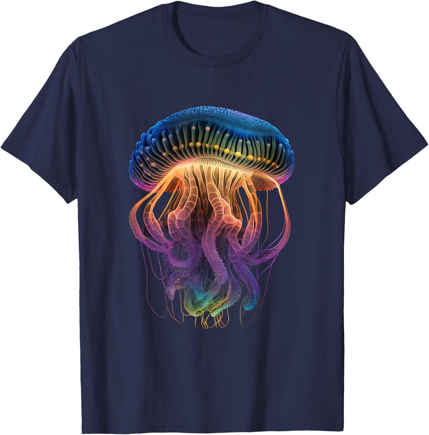 Luminous Jellyfish T-Shirt - T-Shirt | Navy