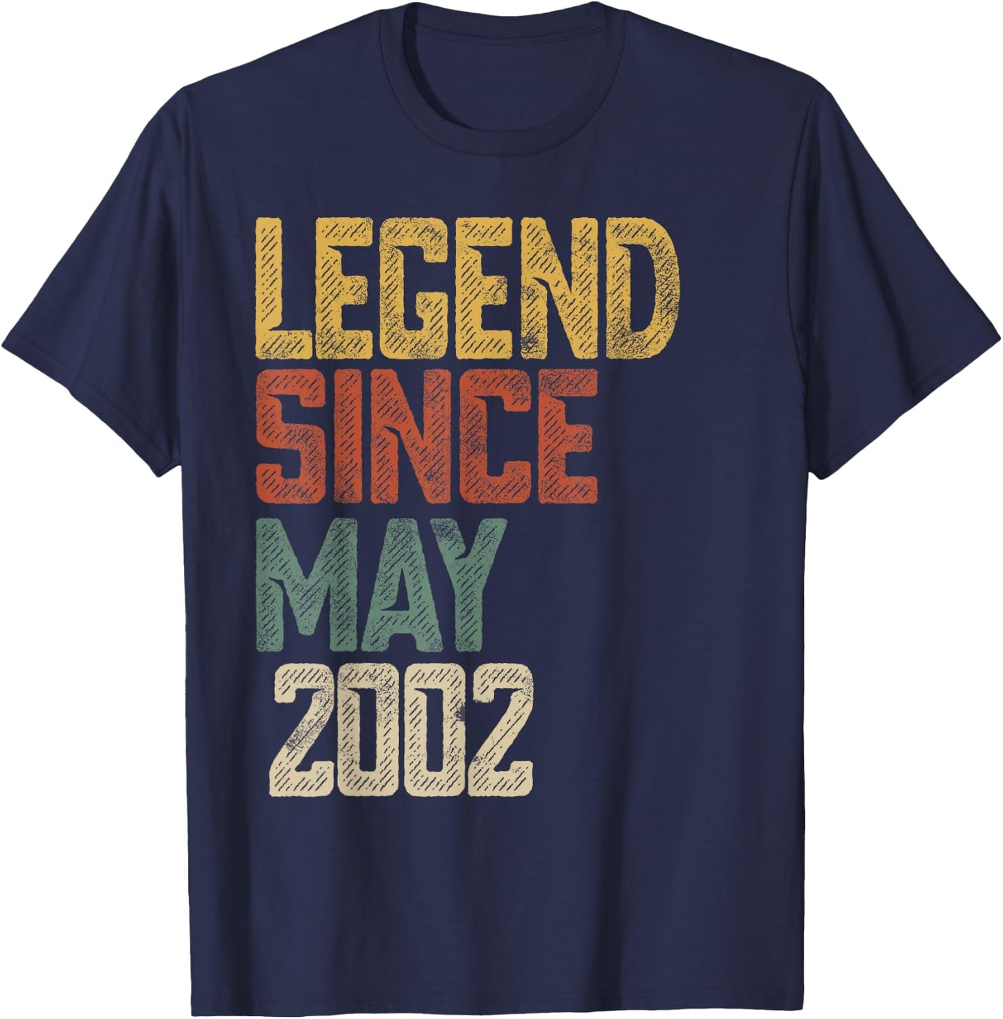 Legend 2002 23 Year Old Women 23th Birthday T-Shirt - T-Shirt | Navy