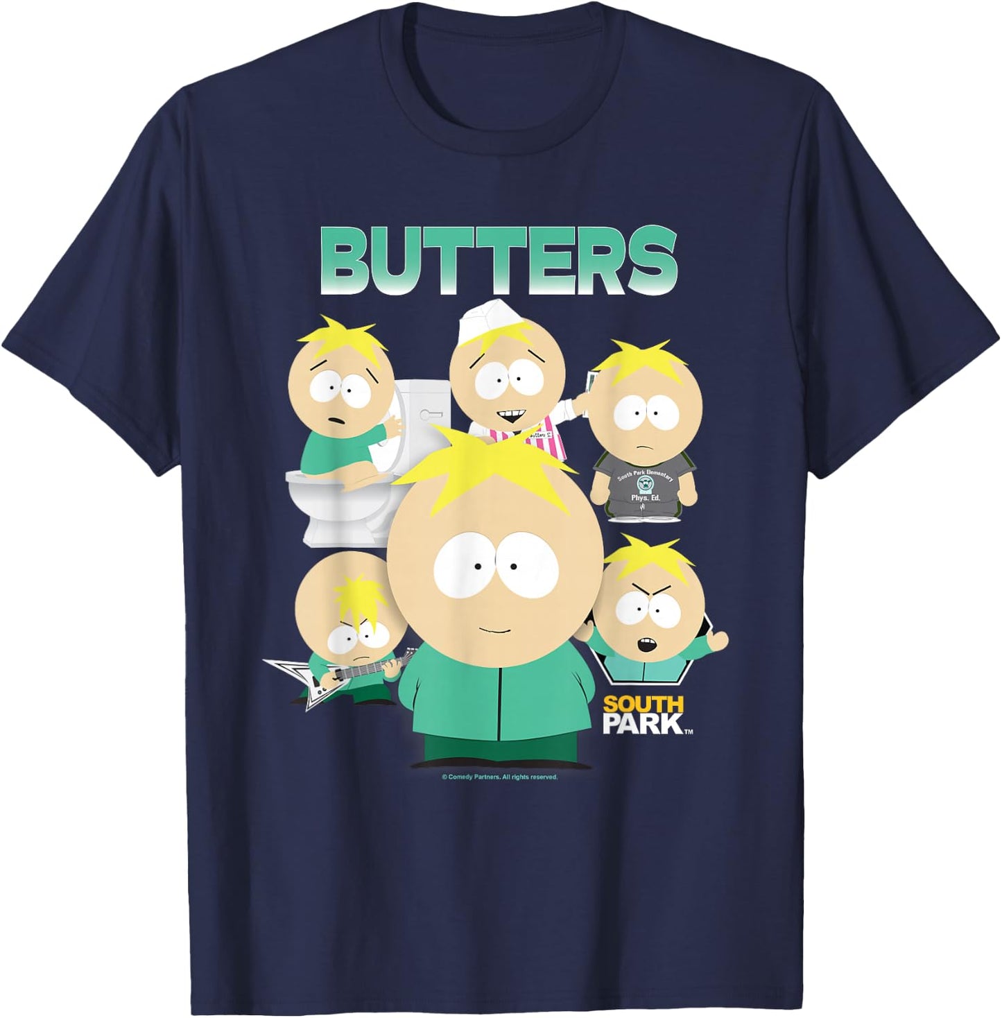 South Park Butters Bootleg T-Shirt - T-Shirt | Navy