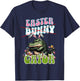 Easter ALLIGATOR; Funny Gator, Crocodile, Easter Basket T-Shirt - T-Shirt | Navy