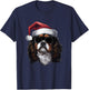 Cavalier King Charles Spaniel retro christmas outfit T-Shirt - T-Shirt | Navy