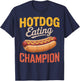 Competitive Eating Hotdog Eating Champion T-Shirt - T-Shirt | Navy