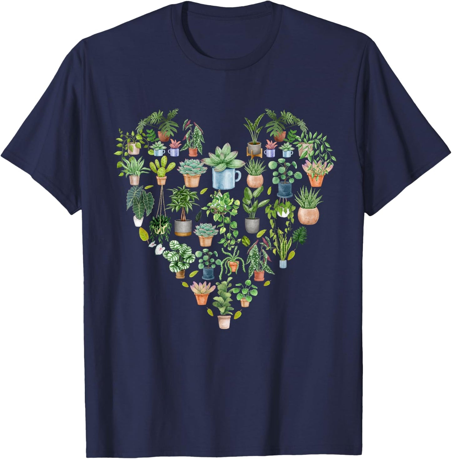 Plants Love collection Gardening cool for Father Gardner T-Shirt - T-Shirt | Navy
