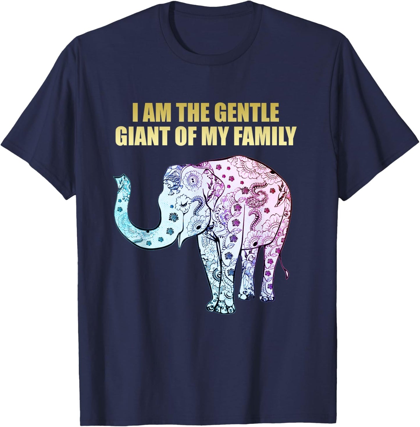 Elephant Gentle Giant T-Shirt - T-Shirt | Navy