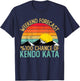 Weekend Forecast Kendo Kata Shirts Funny Retro Kendo Kata T-Shirt - T-Shirt | Navy