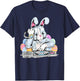 Cute Shirt Dj Easter Bunny T-Shirt - T-Shirt | Navy