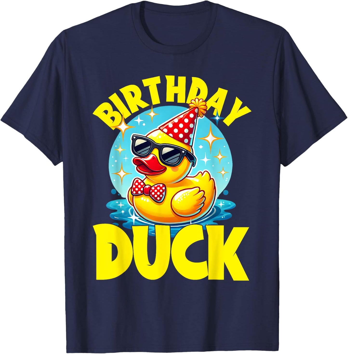 Rubber Duckies Birthday Duck Rubber Duck T-Shirt - T-Shirt | Navy
