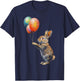 Rabbit Funny Animal Lover Graphic Portrait Art Rabbit T-Shirt - T-Shirt | Navy
