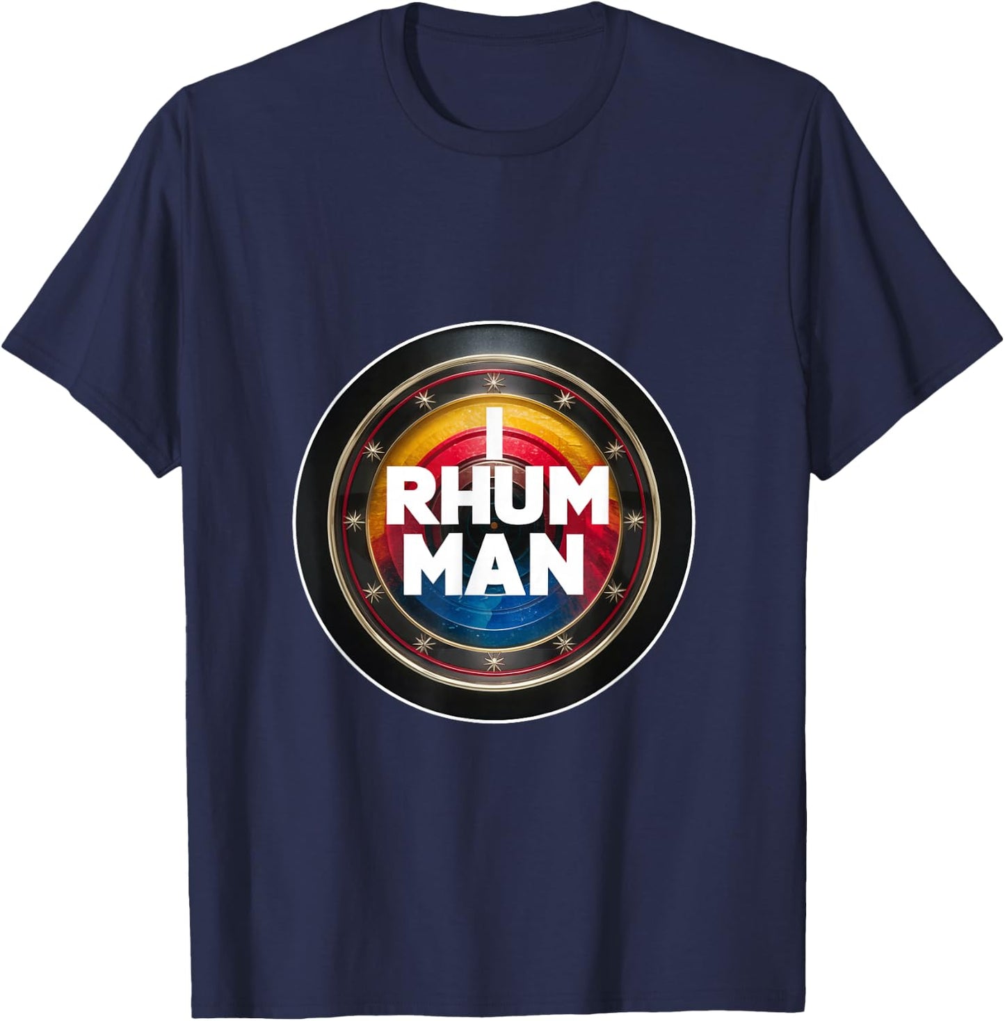 Birthday Gift Humour I Rum Man Aperitif Alcohol Father Dad , Black, S T-Shirt - T-Shirt | Navy
