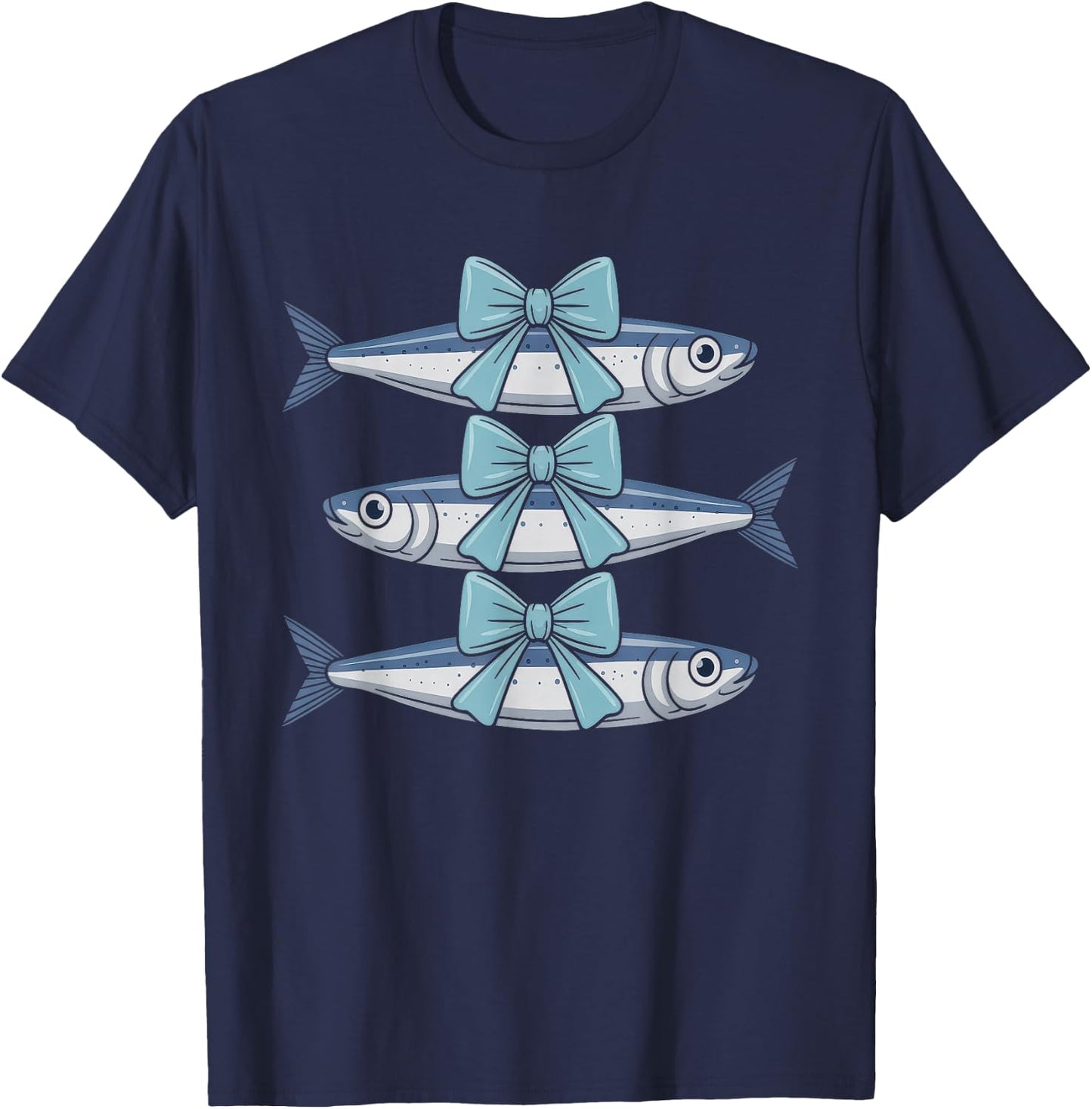 Bow Sardines Beach Women's T-Shirt - T-Shirt | Navy