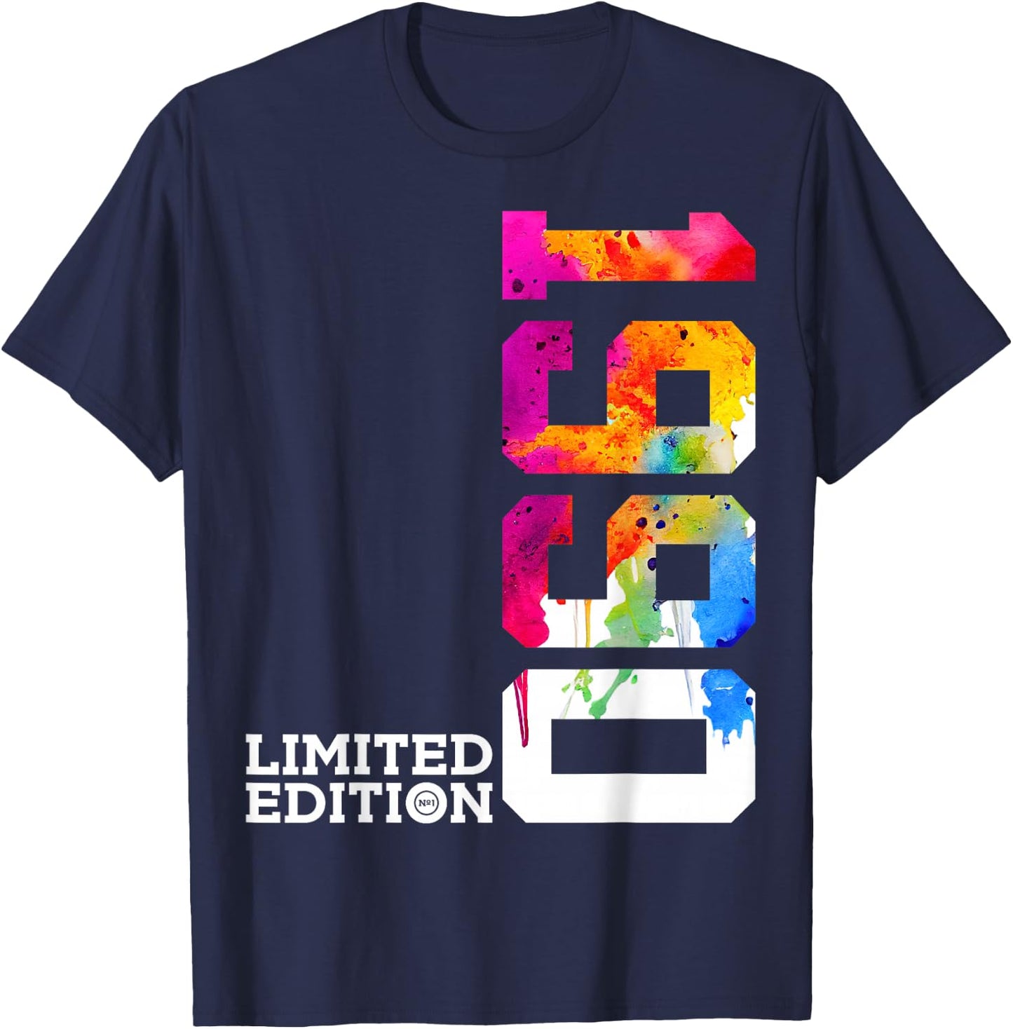33 Jahre 33rd Birthday Limited Edition 1990 , black T-Shirt - T-Shirt | Navy