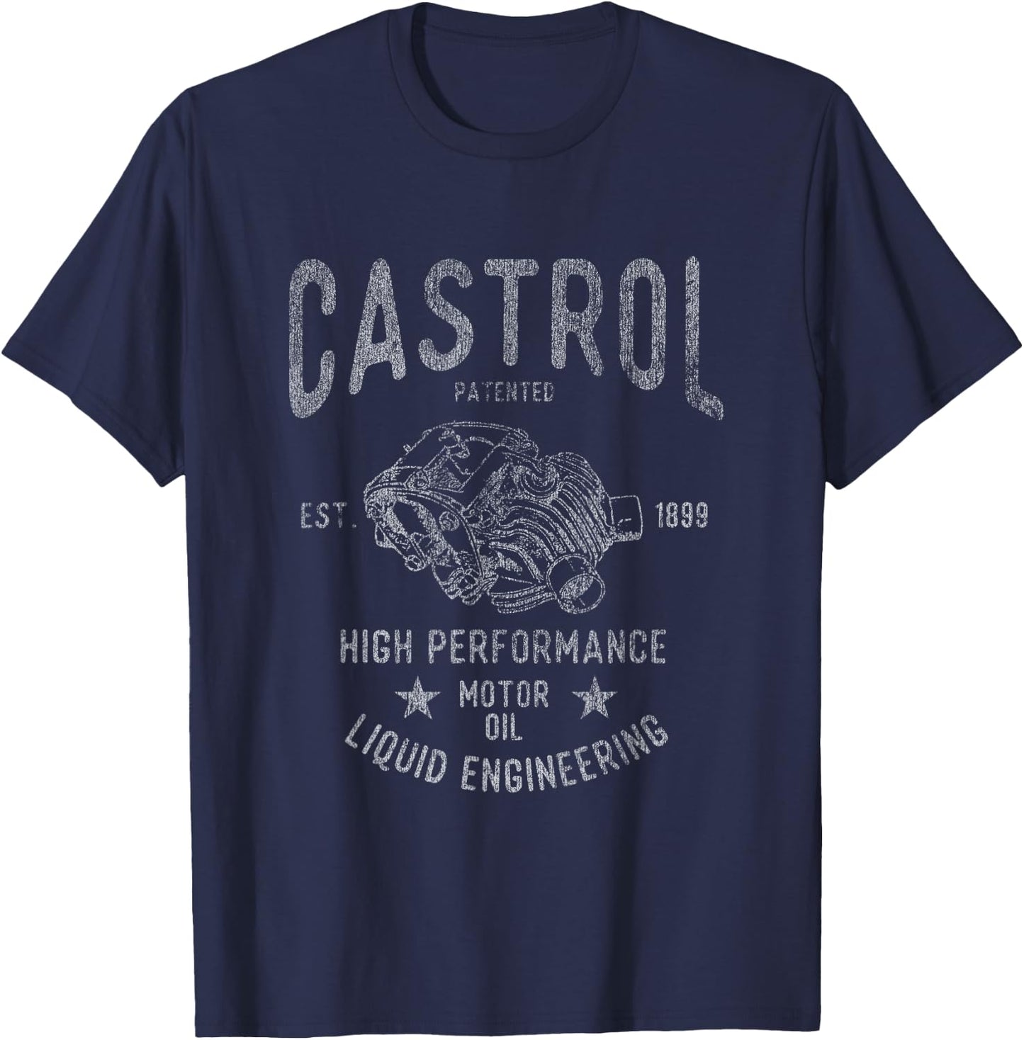 Retro Logo PAPL1320 , Black, S T-Shirt - T-Shirt | Navy