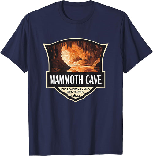 Mammoth Cave National Park Illustration Retro Badge