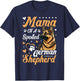 Mama Of A Spoiled German Shepherd T-Shirt - T-Shirt | Navy
