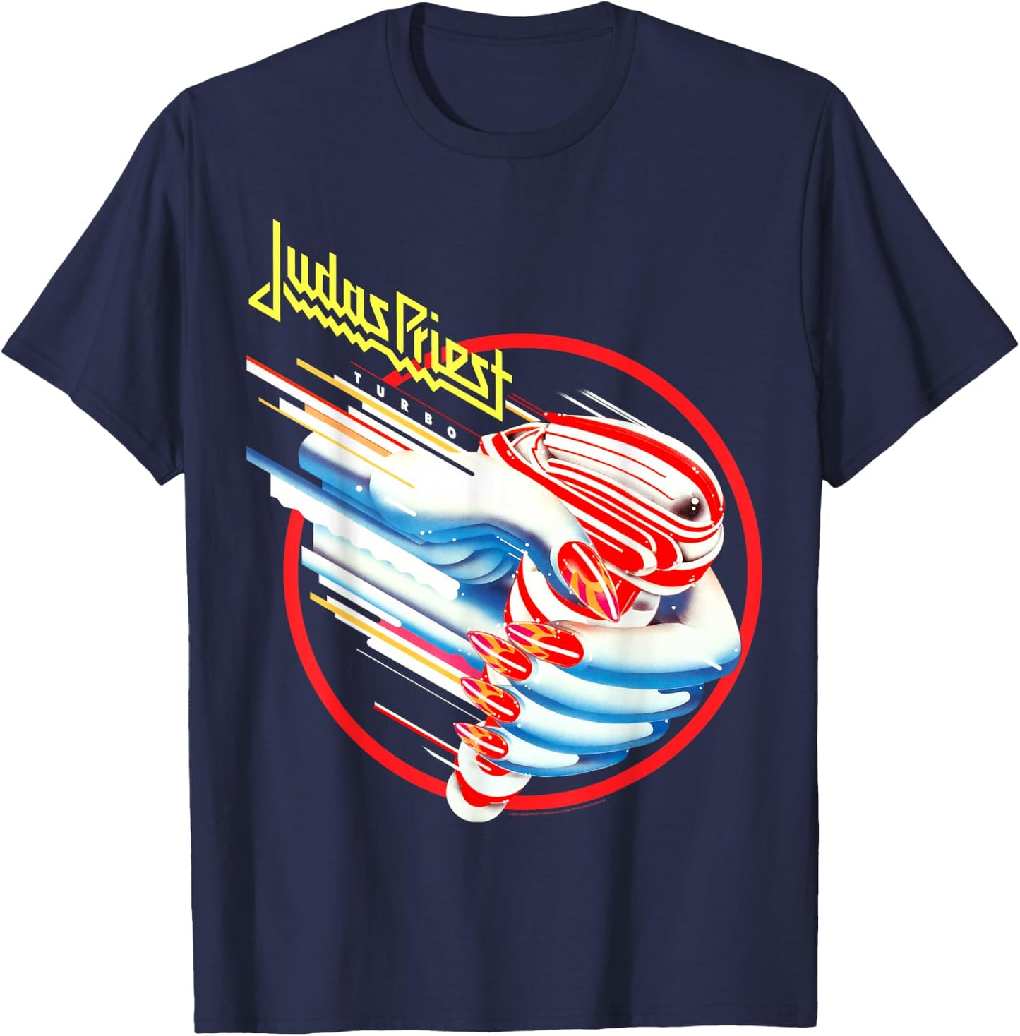 Judas Priest Turbo Album , black T-Shirt - T-Shirt | Navy