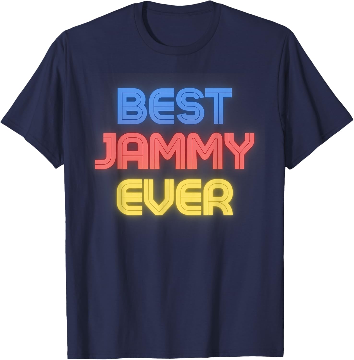 Best Jammy Ever - Funny Jammy Name Jammy T-Shirt - T-Shirt | Navy