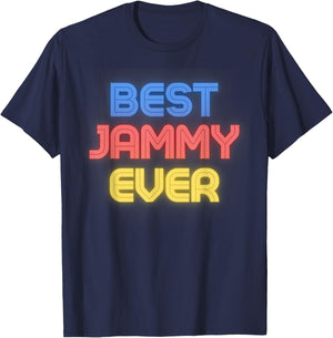 Best Jammy Ever - Funny Jammy Name Jammy T-Shirt - T-Shirt | Navy
