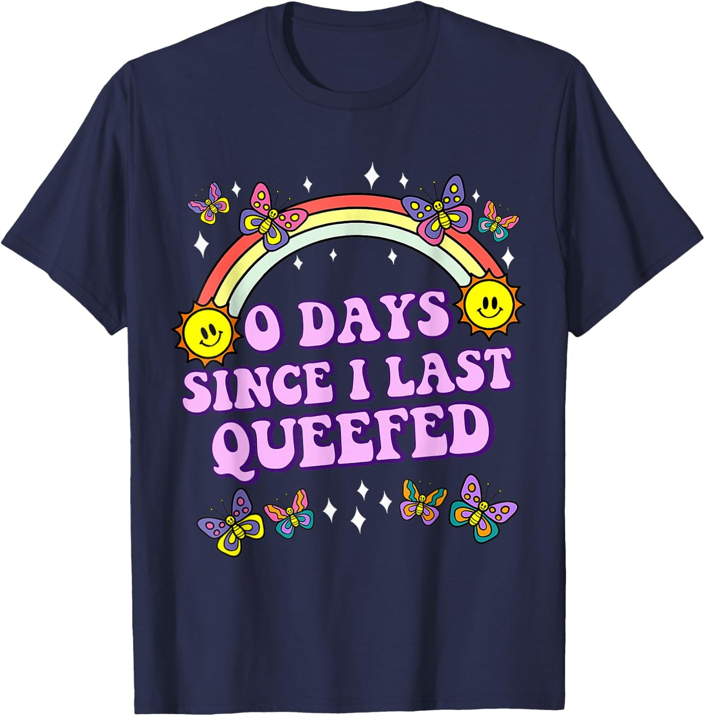 Love Queefing Queef Funny Queefed Embarrassing Adult Humor T-Shirt - T-Shirt | Navy