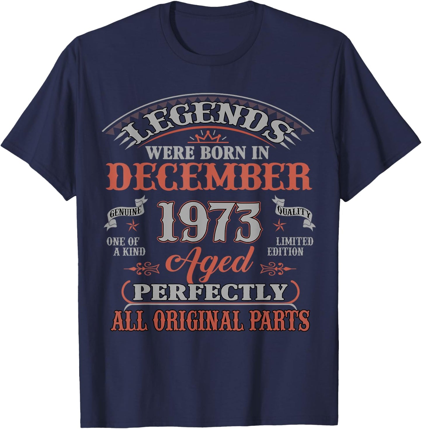 52 Yrs Old T-Shirt - T-Shirt | Navy