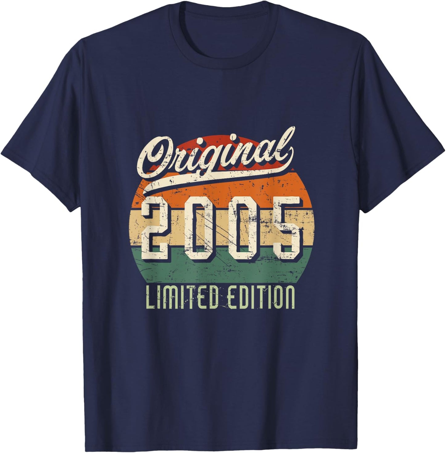 Original 2005 Limited Edition - Jahrgangs T-Shirt - T-Shirt | Navy