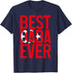 Best Baba Ever Turkish Flag Father Turkey Turkiye T-Shirt - T-Shirt | Navy