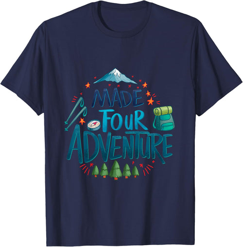 Made four adventure 4th Birthday Party camping kids 4