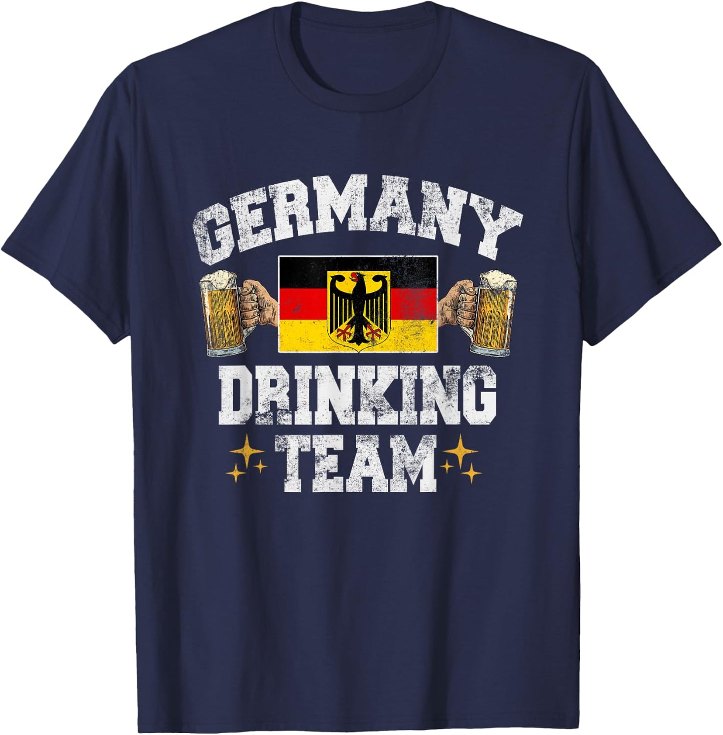 Germany Drinking Team Germany Beer Festivals Oktoberfest T-Shirt - T-Shirt | Navy