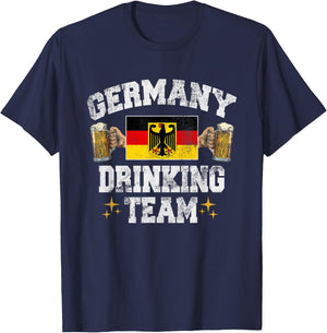 Germany Drinking Team Germany Beer Festivals Oktoberfest T-Shirt - T-Shirt | Navy
