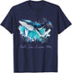 Cabo San Lucas, MX - Whale Watching T-Shirt - T-Shirt | Navy