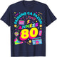 Party 80s Birthday Party 80s Retro Style , Black, S T-Shirt - T-Shirt | Navy